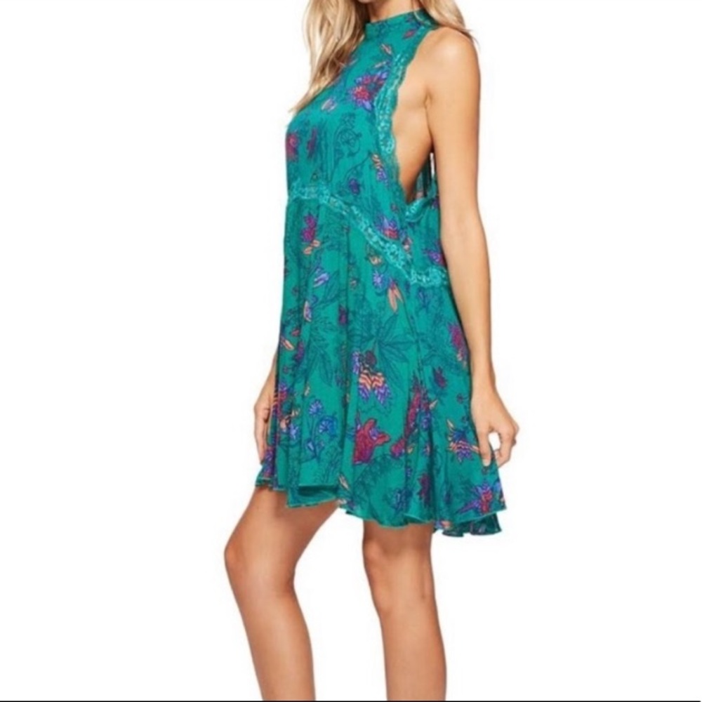 Free People | She Moves Chemise Mini Dress/Tunic sz large